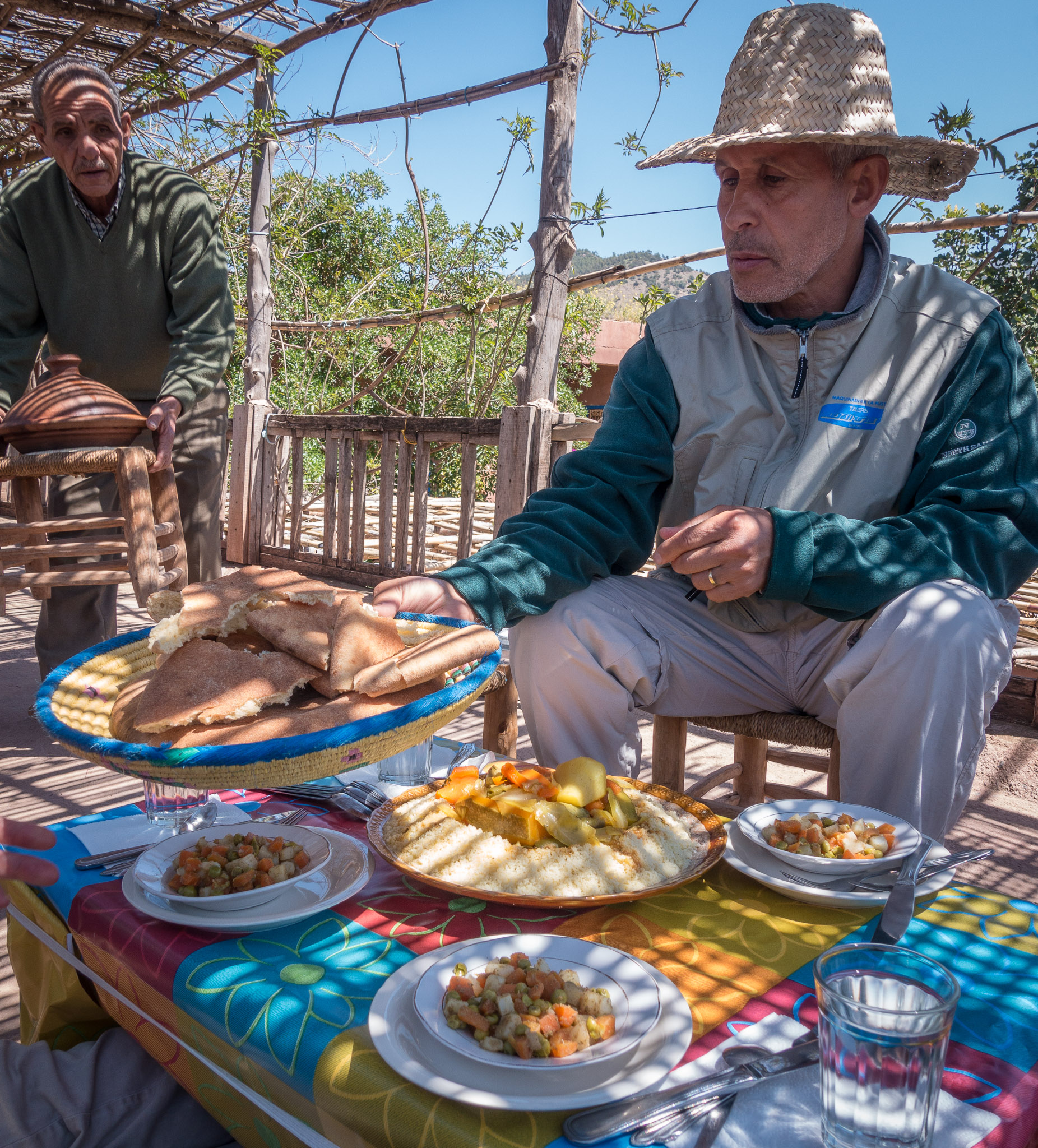 Lunch on terrace