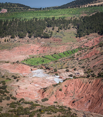 Ourika Valley salt mining