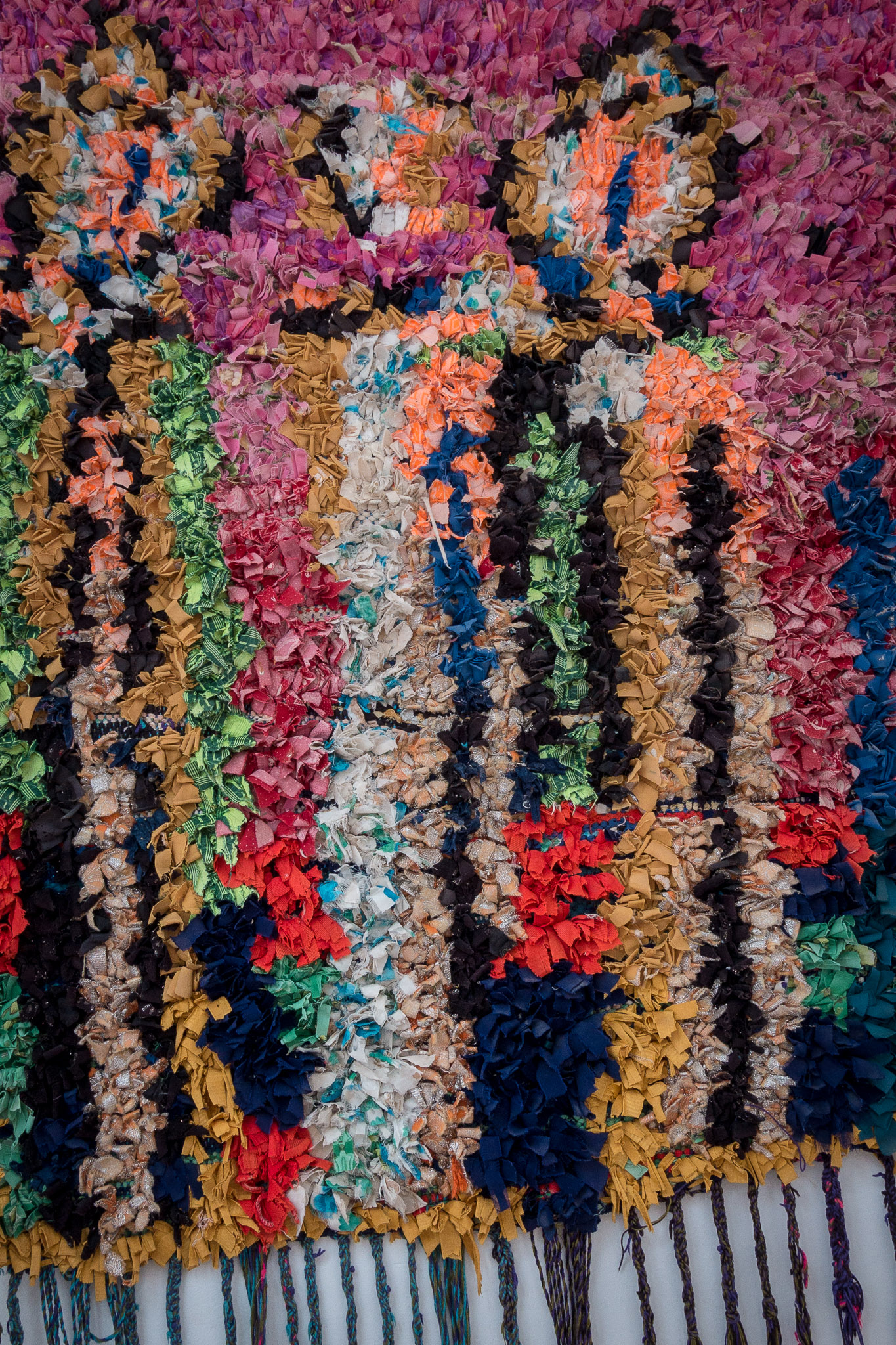 Berber boucharouites (rag rugs made from recycled cloth)