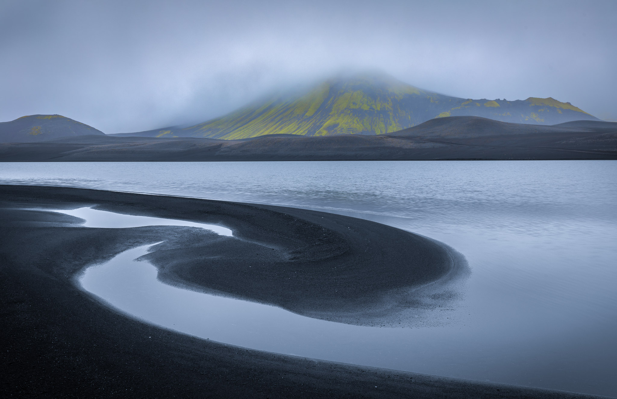 Langisjór shoreline, Iceland Highlands