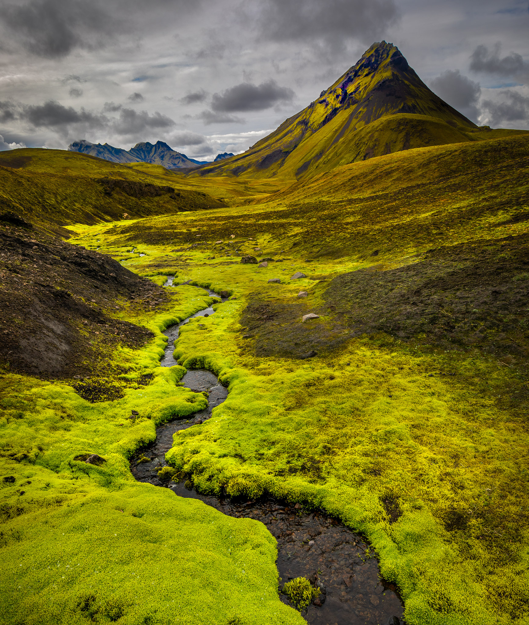 Útigönguhöfði View