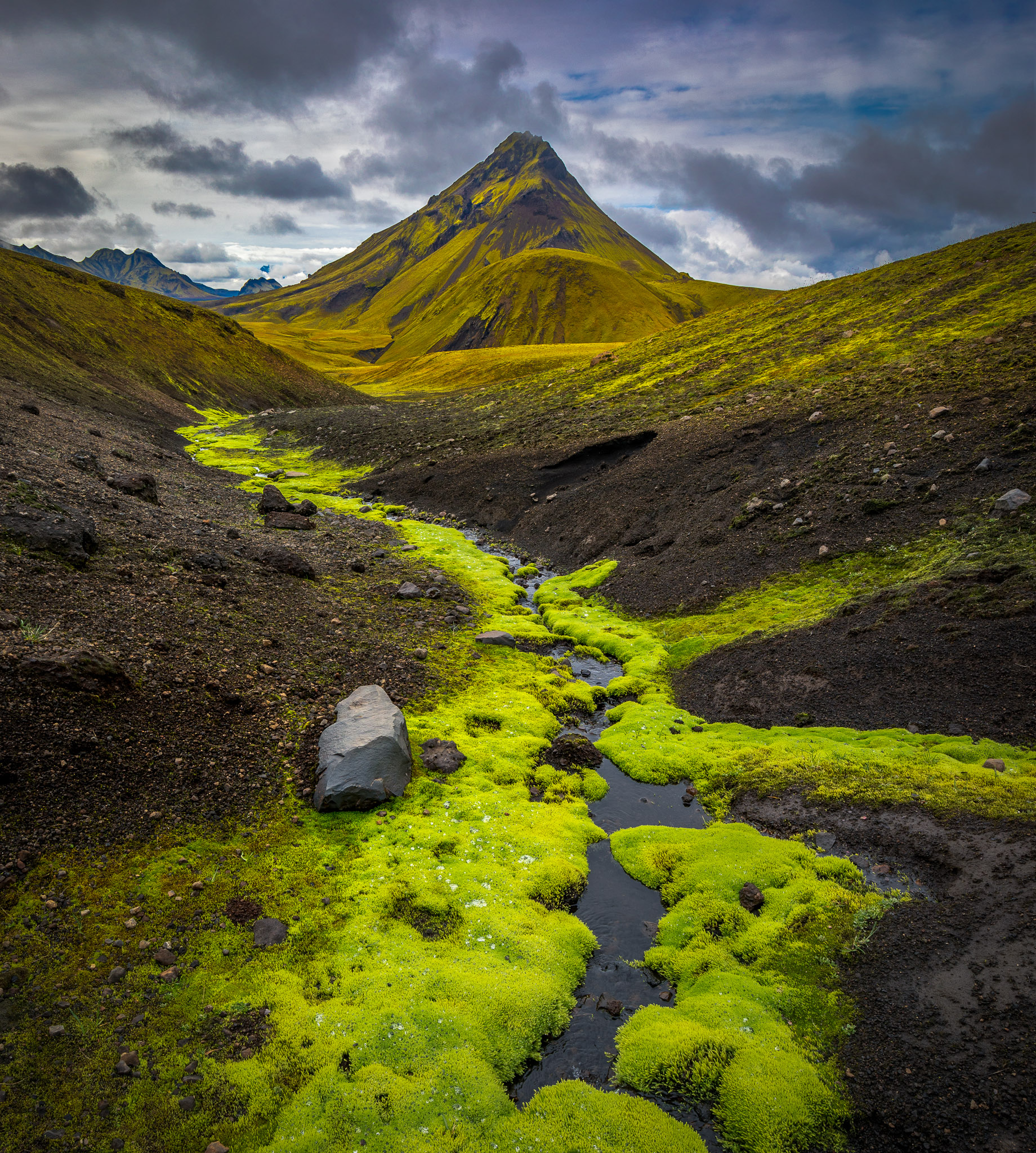 Útigönguhöfði View