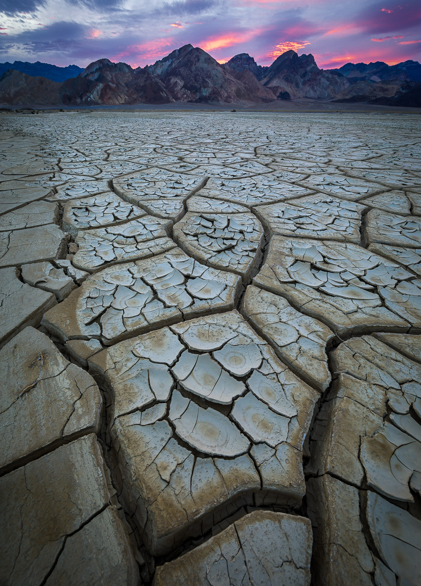 Mud Flat Sunrise, Death Valley