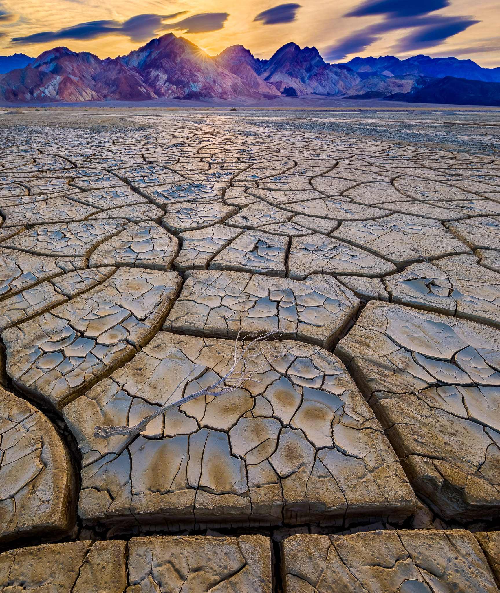 Mud Flat Sunrise, Death Valley