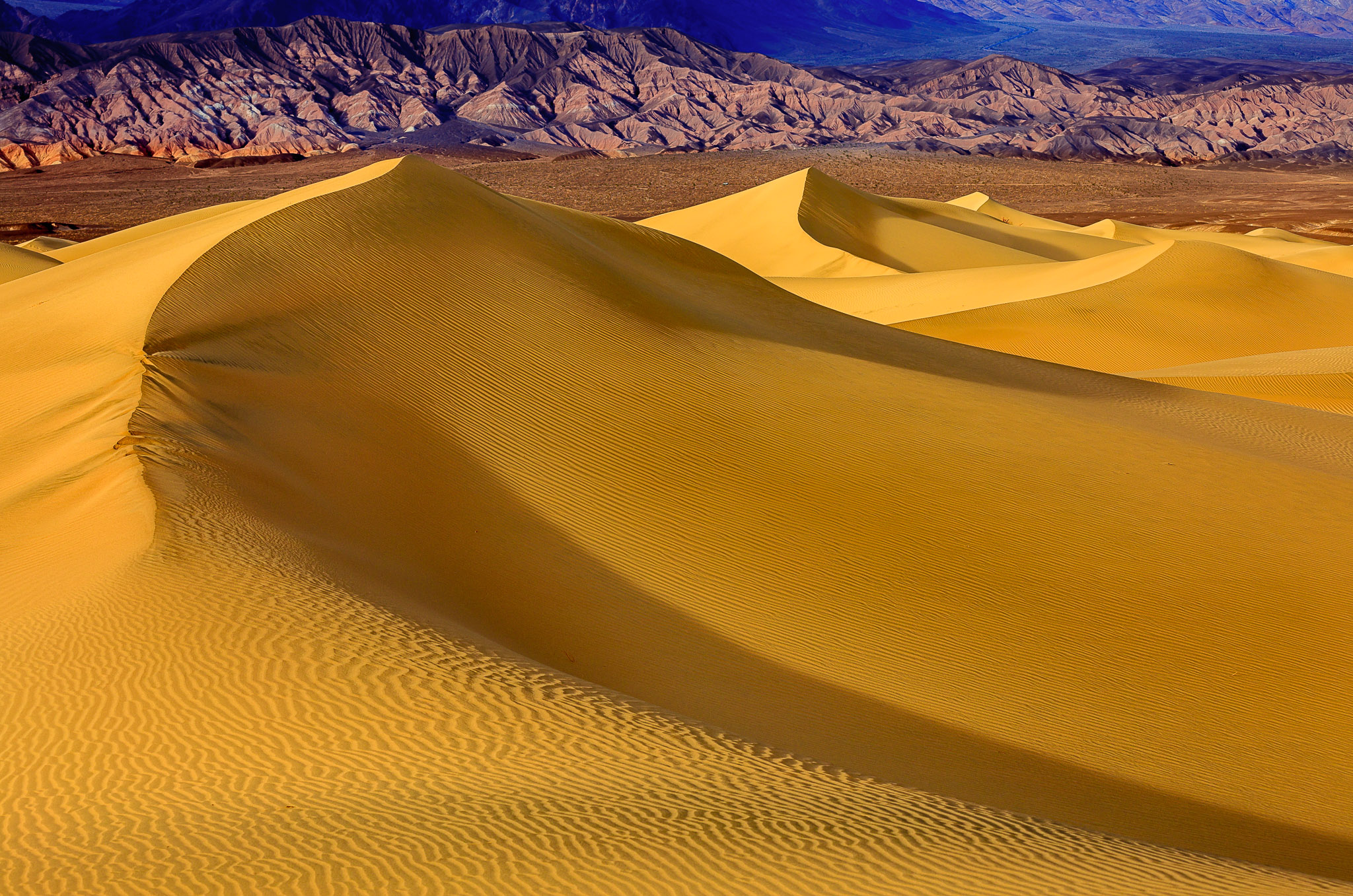 Mesquite Dunes & Fox Kit Hills, Death Valley