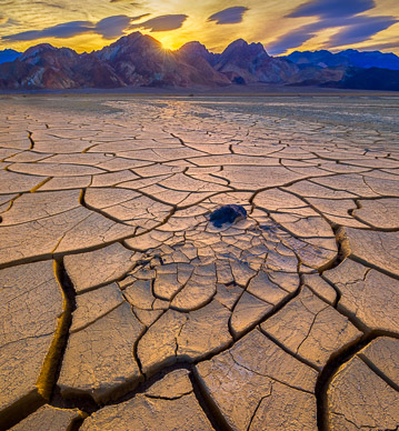 Mud Flat Sunrise, Death Valley