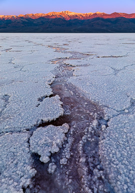Dawn on Badwater Salt Flats, Death Valley