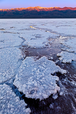 Dawn on Badwater Salt Flats, Death Valley