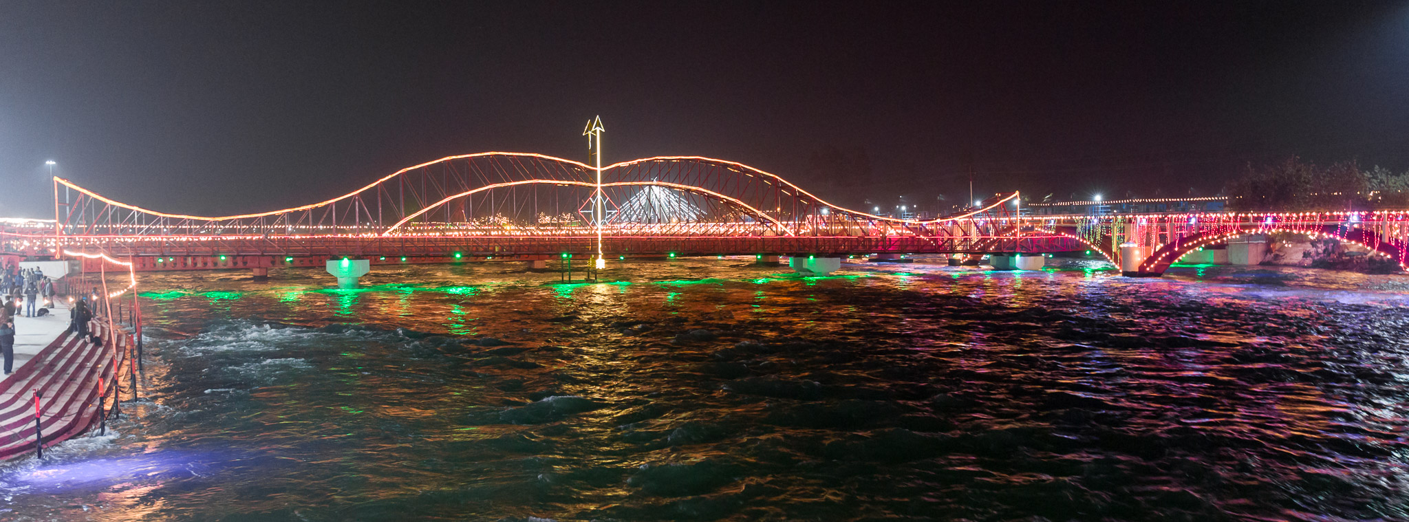 Haridwar at night