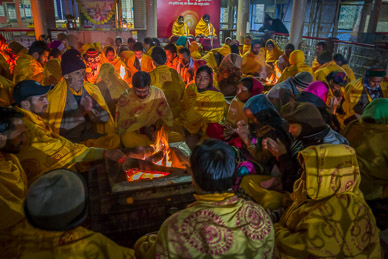 Early morning piligram prayers