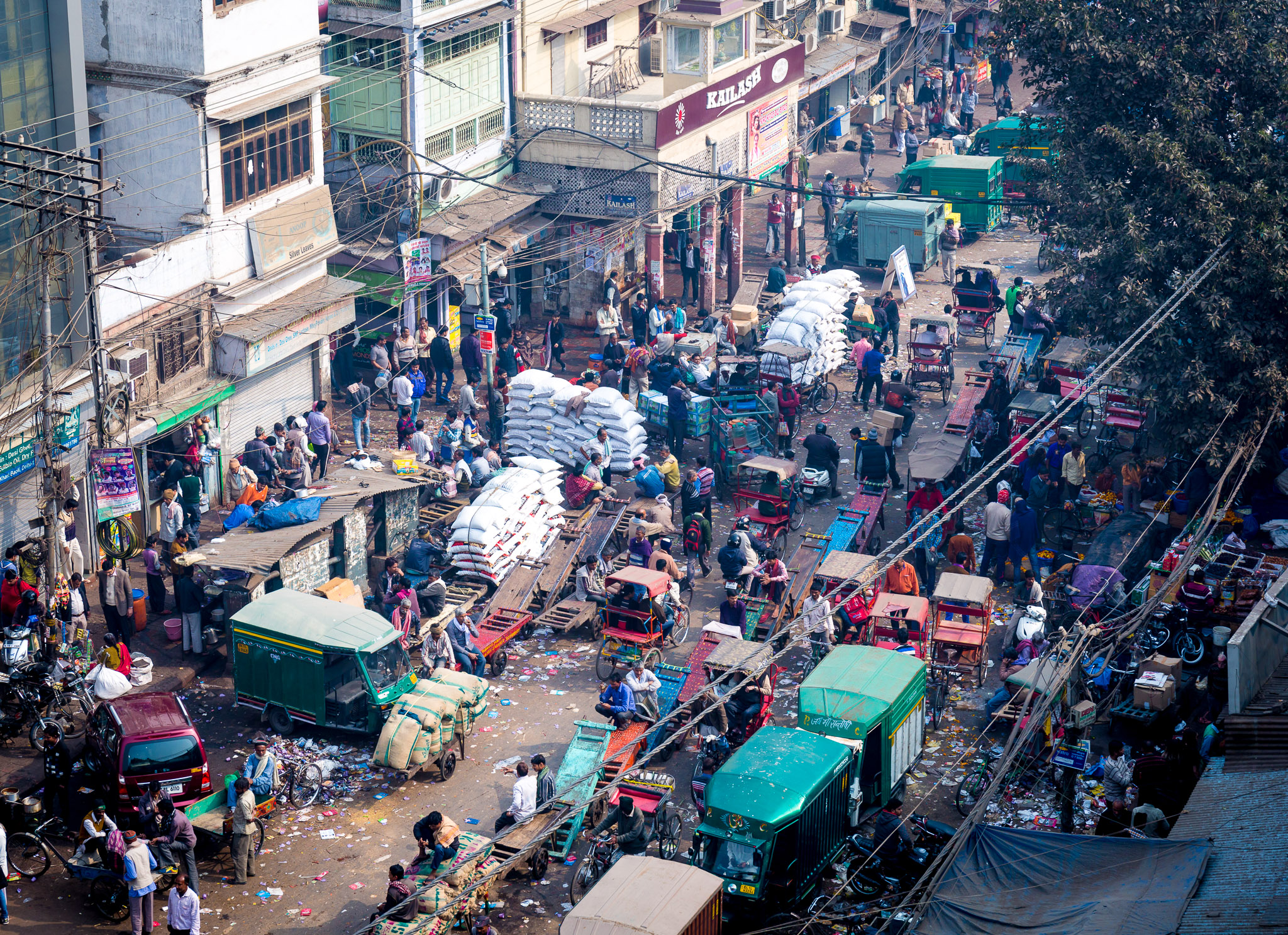 Old Delhi street scene