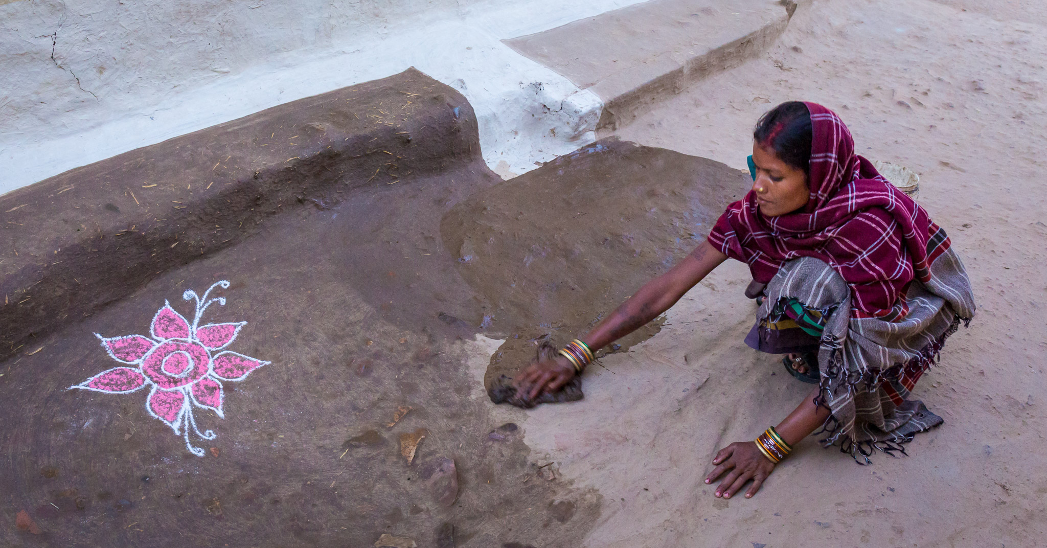 Lata Village caulk art, Chhattisgarh