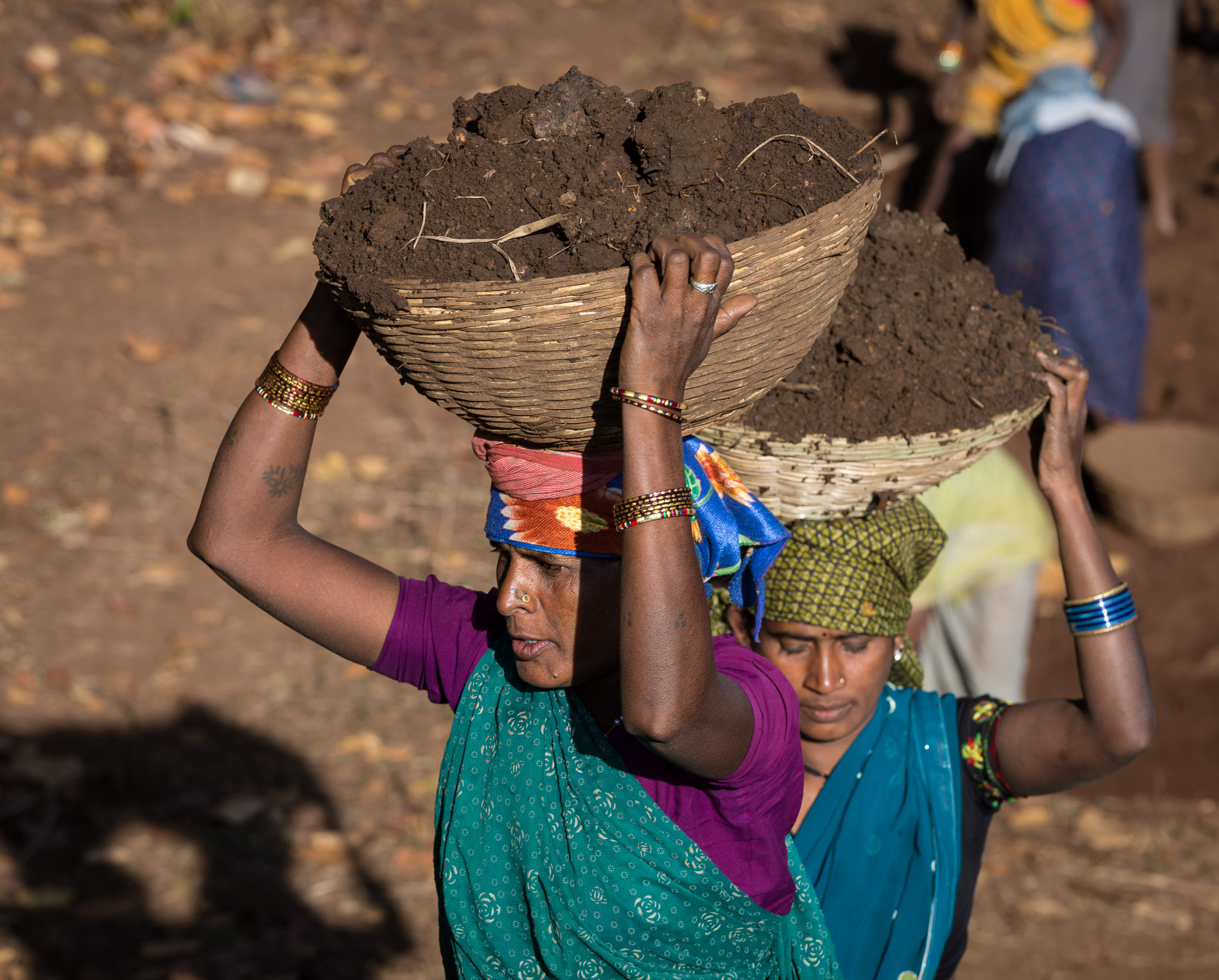 Dam building, Duldula Village, Chhattisgarh