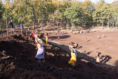 Dam building, Duldula Village, Chhattisgarh
