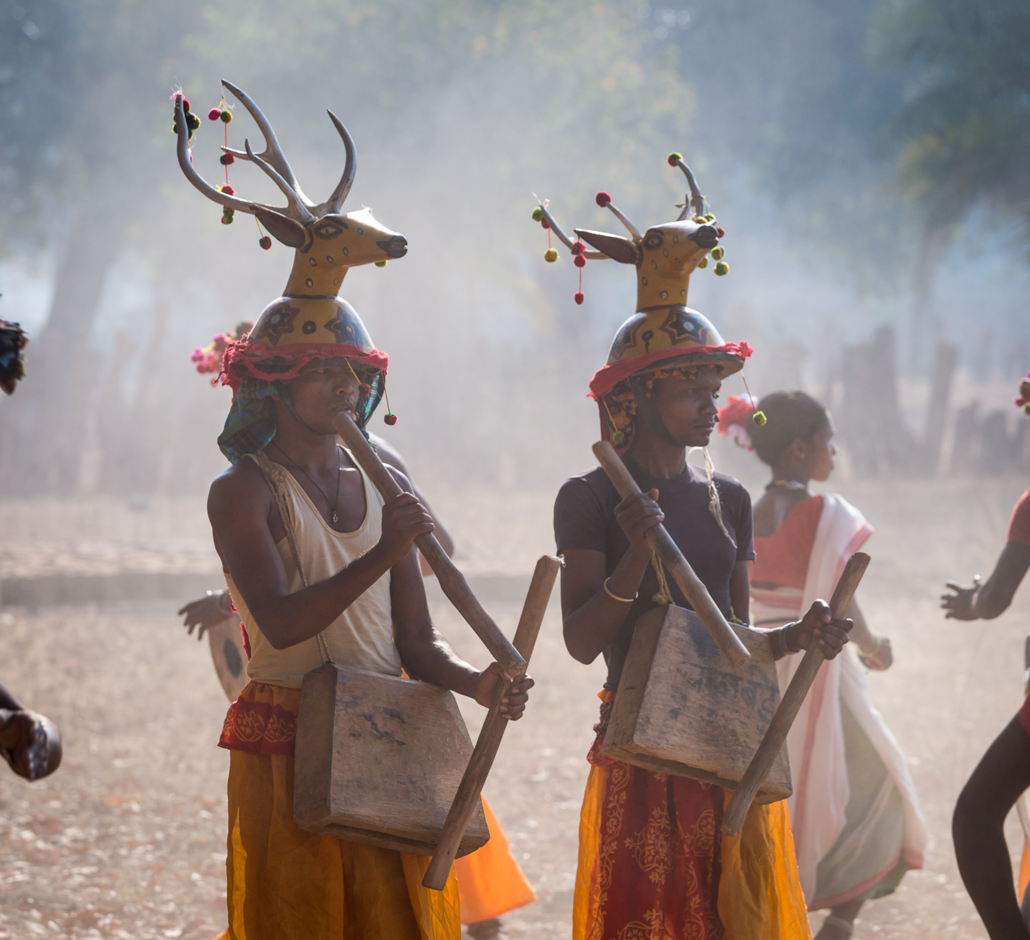 Gonds Karma tribal dance (Antler Horn) in Muria