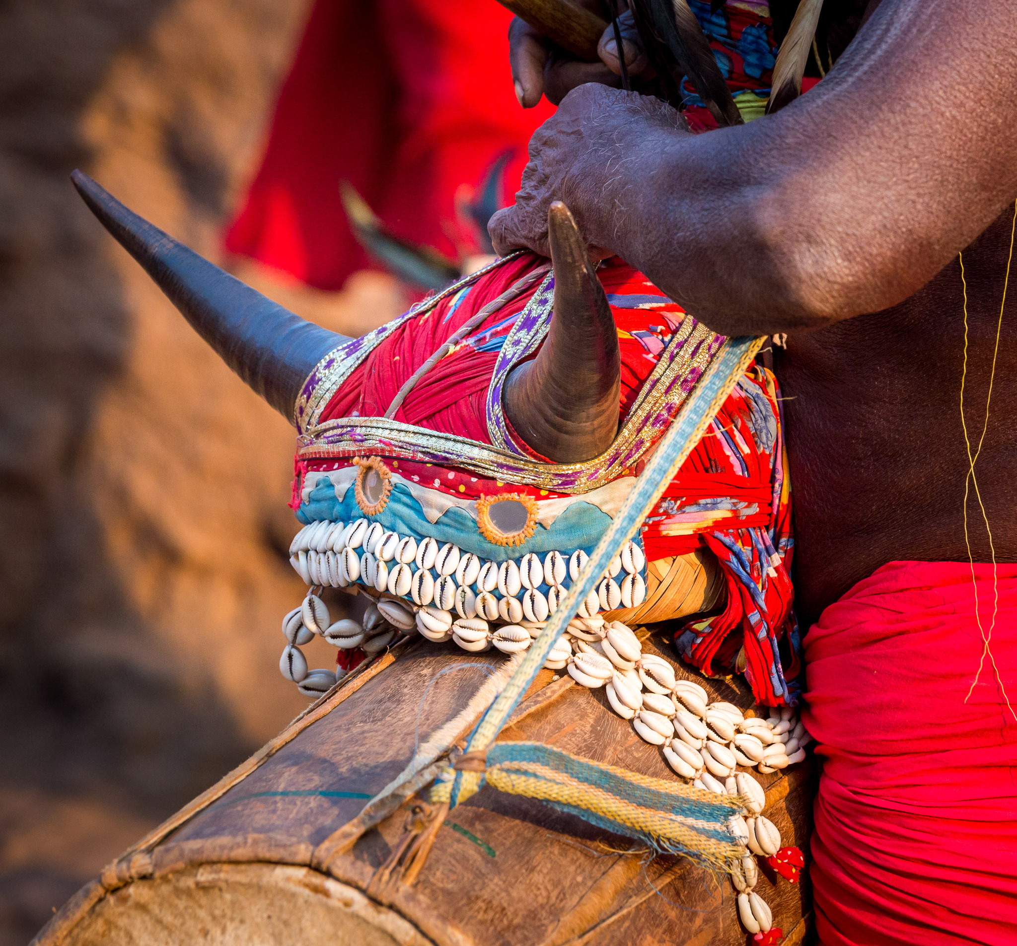 Gaur Maria (Bison Horn) tribal dancer in Nainar