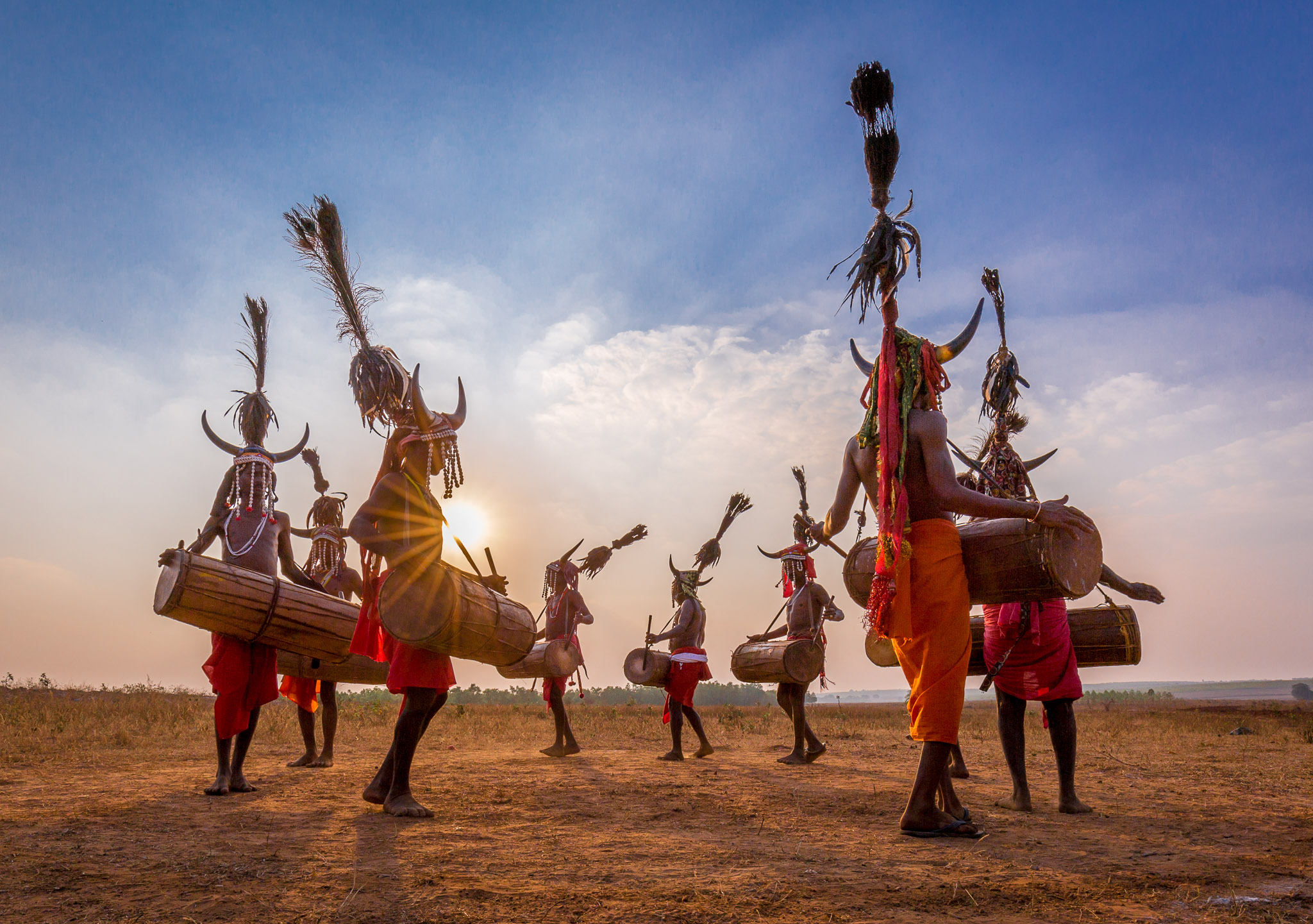 Gaur Maria (Bison Horn) tribal dance in Nainar