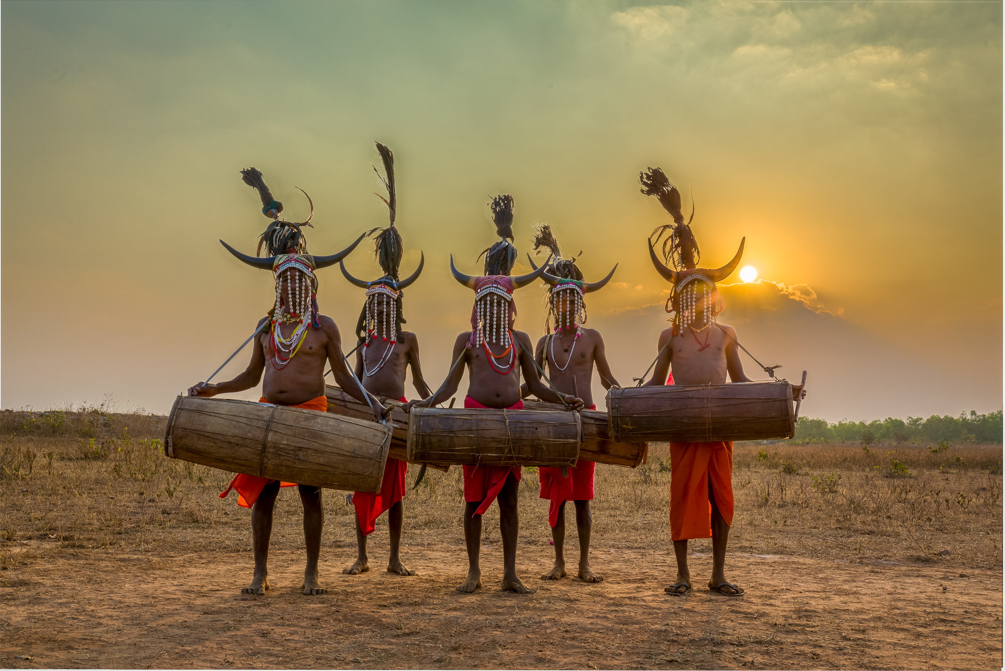 Gaur Maria (Bison Horn) tribal dance in Nainar