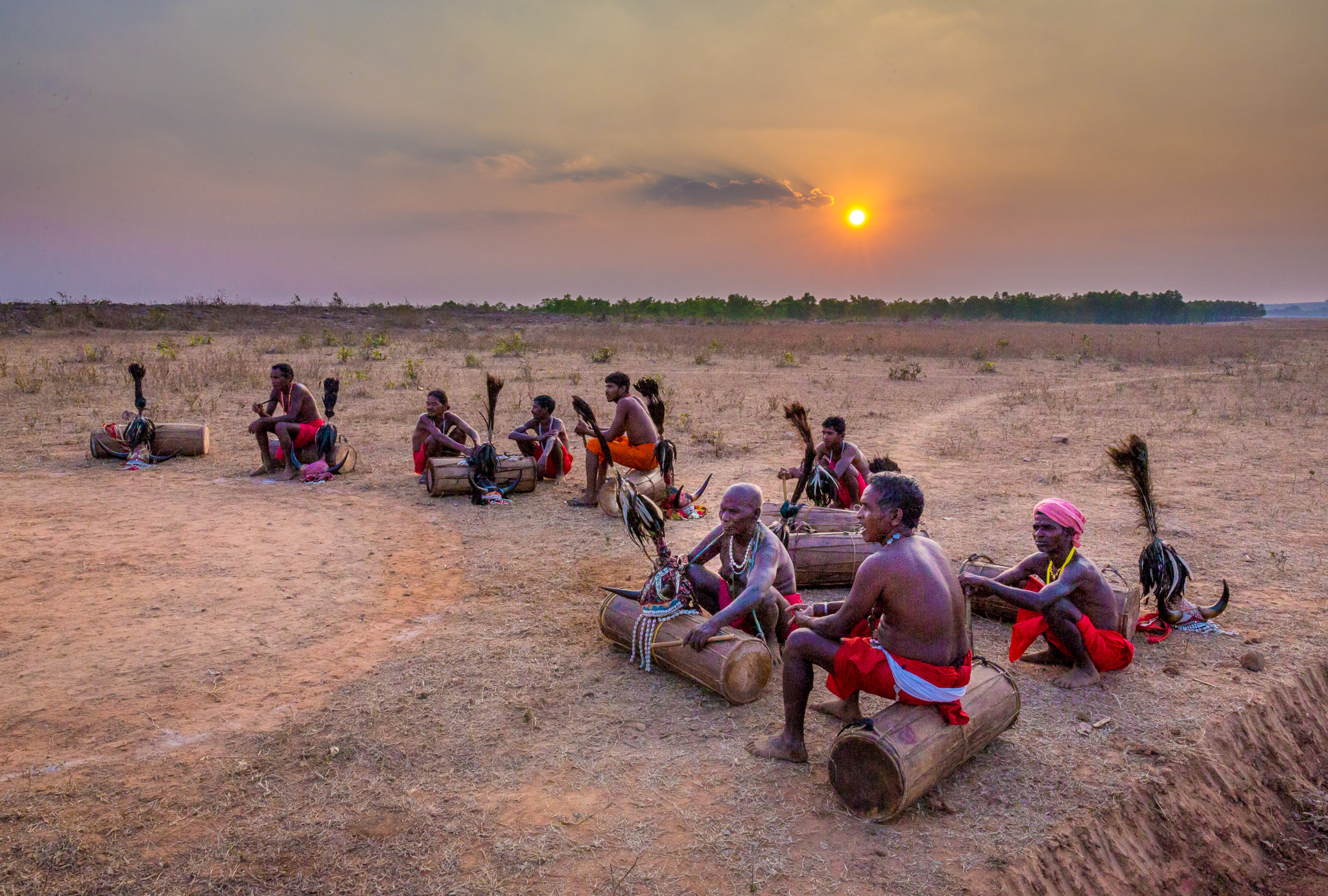 Gaur Maria (Bison Horn) tribal dance in Nainar