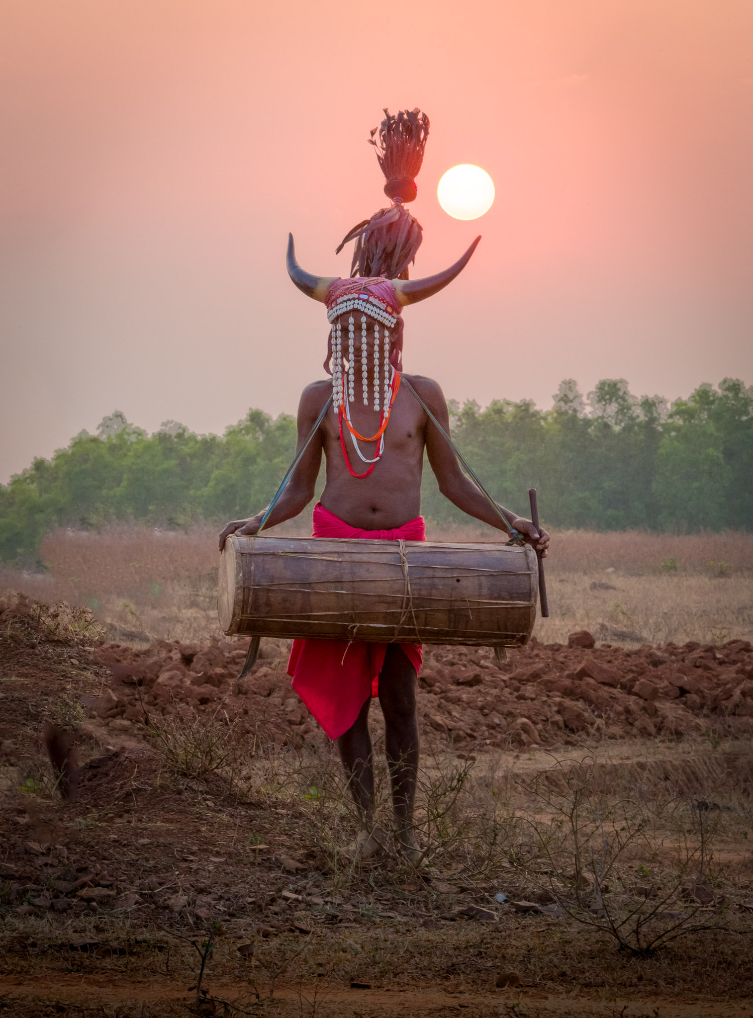 Gaur Maria (Bison Horn) tribal dance in Nainar