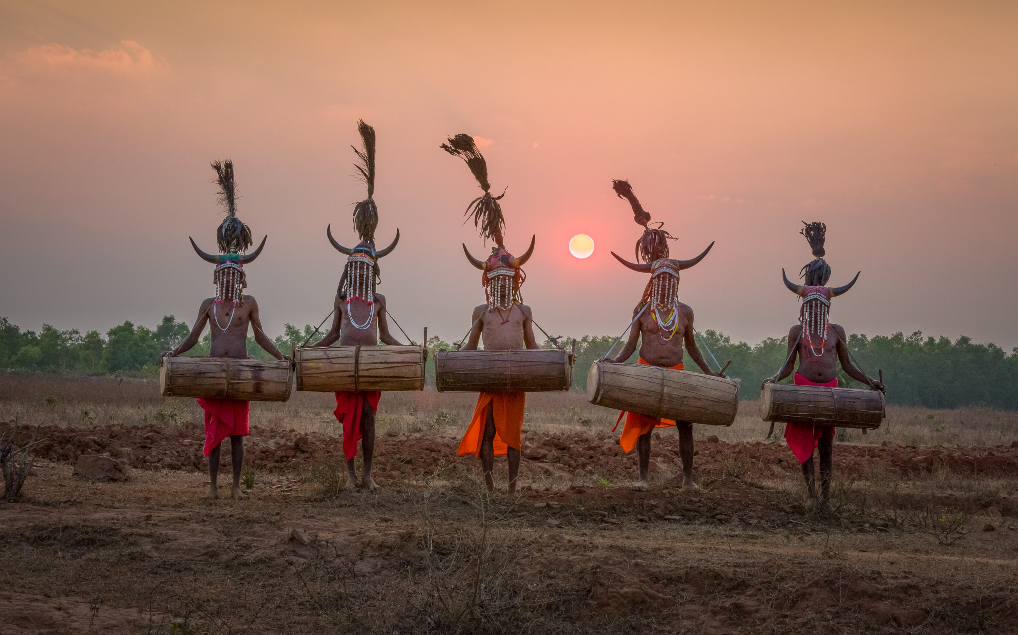 Gaur Maria (Bison Horn) tribal dance in Nainar