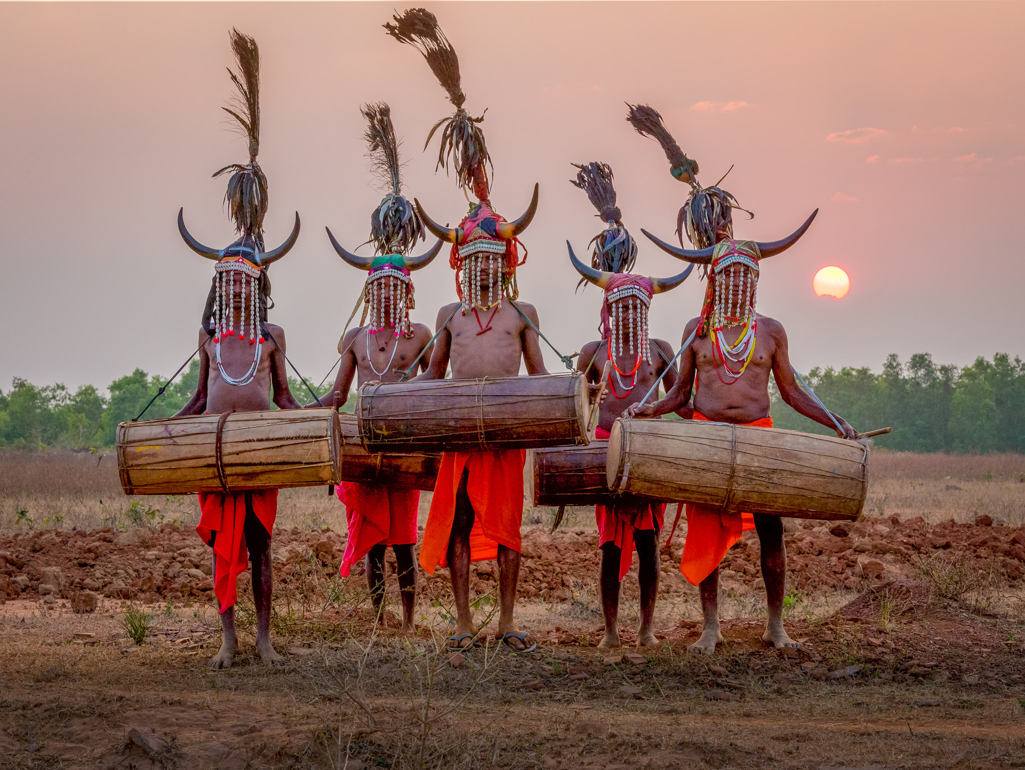 Gaur Maria (Bison Horn) tribal dance in Nainar