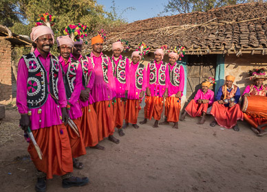 Saila  (Stick) tribal dance in Benda