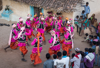 Saila  (Stick) tribal dance in Benda