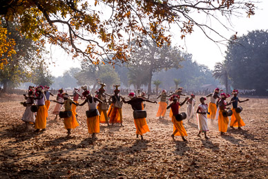 Gonds Karma tribal dance (Antler Horn) in Muria