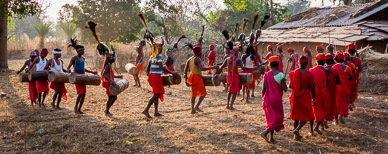 Gaur Maria (Bison Horn) tribal dance in Nainar