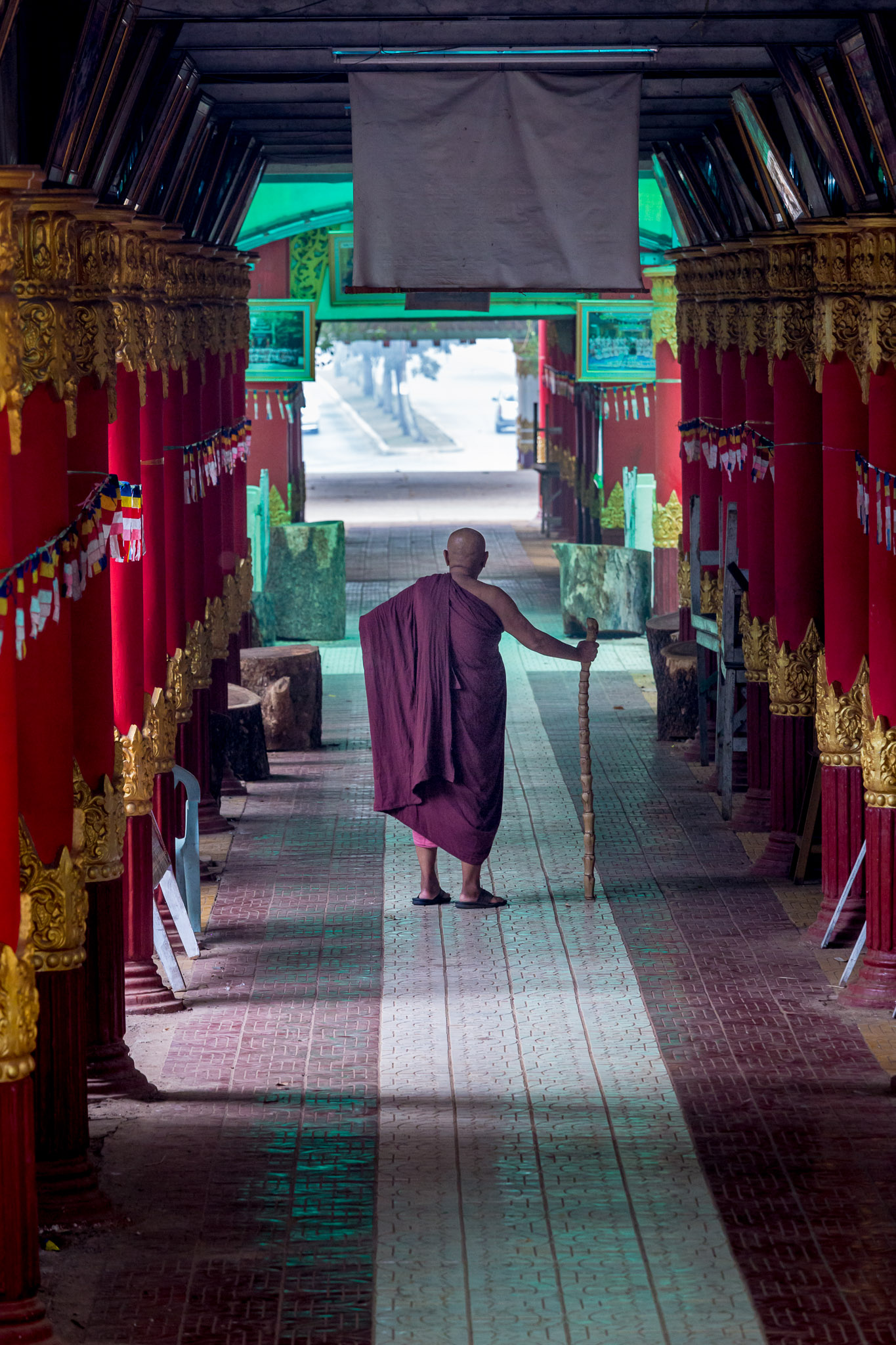 Yangon Buddhist monastary