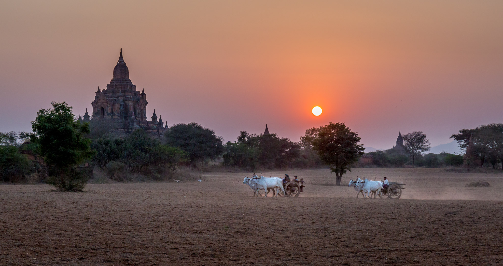 Sunset in Bagan