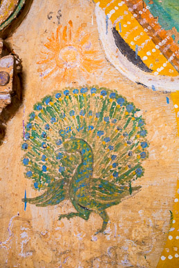 Wall painting at Lemyethna Temple