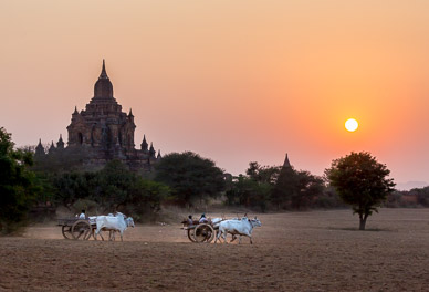 Sunset in Bagan