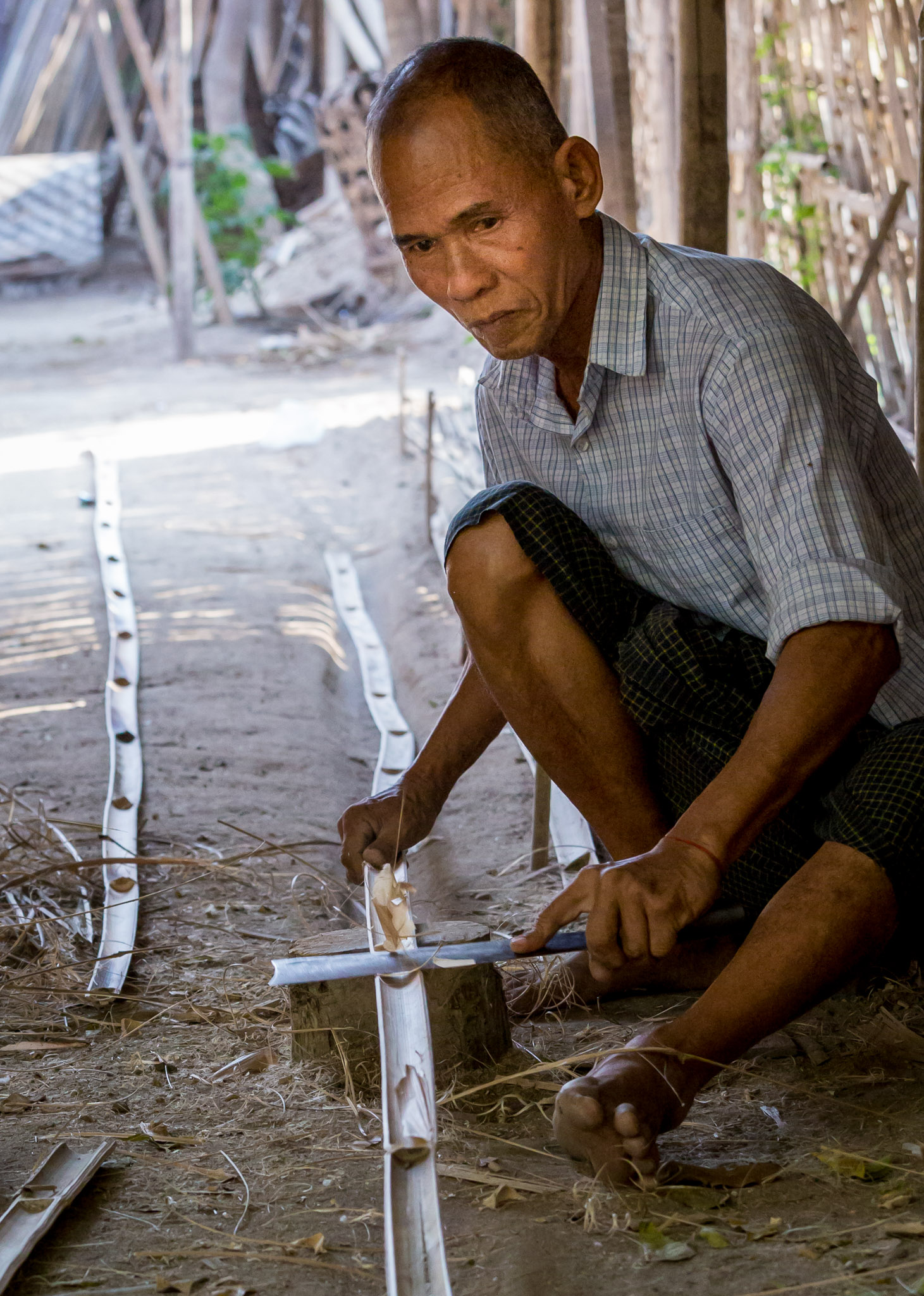 Making bamboo products