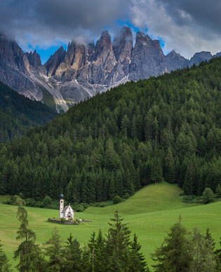 St. Johann, Val di Funes, Italian Dolomites