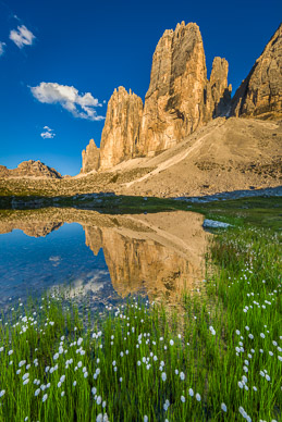 Tre Cime from the west