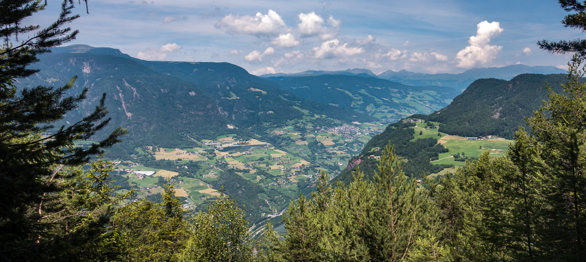 Adige Valley from above Kastelruth