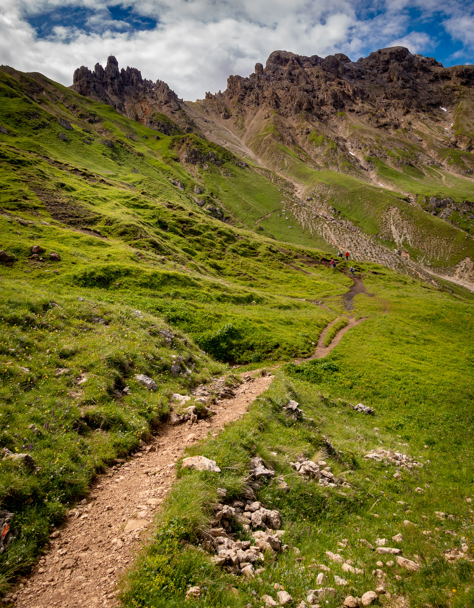 Trail up to Rosszahnscharte