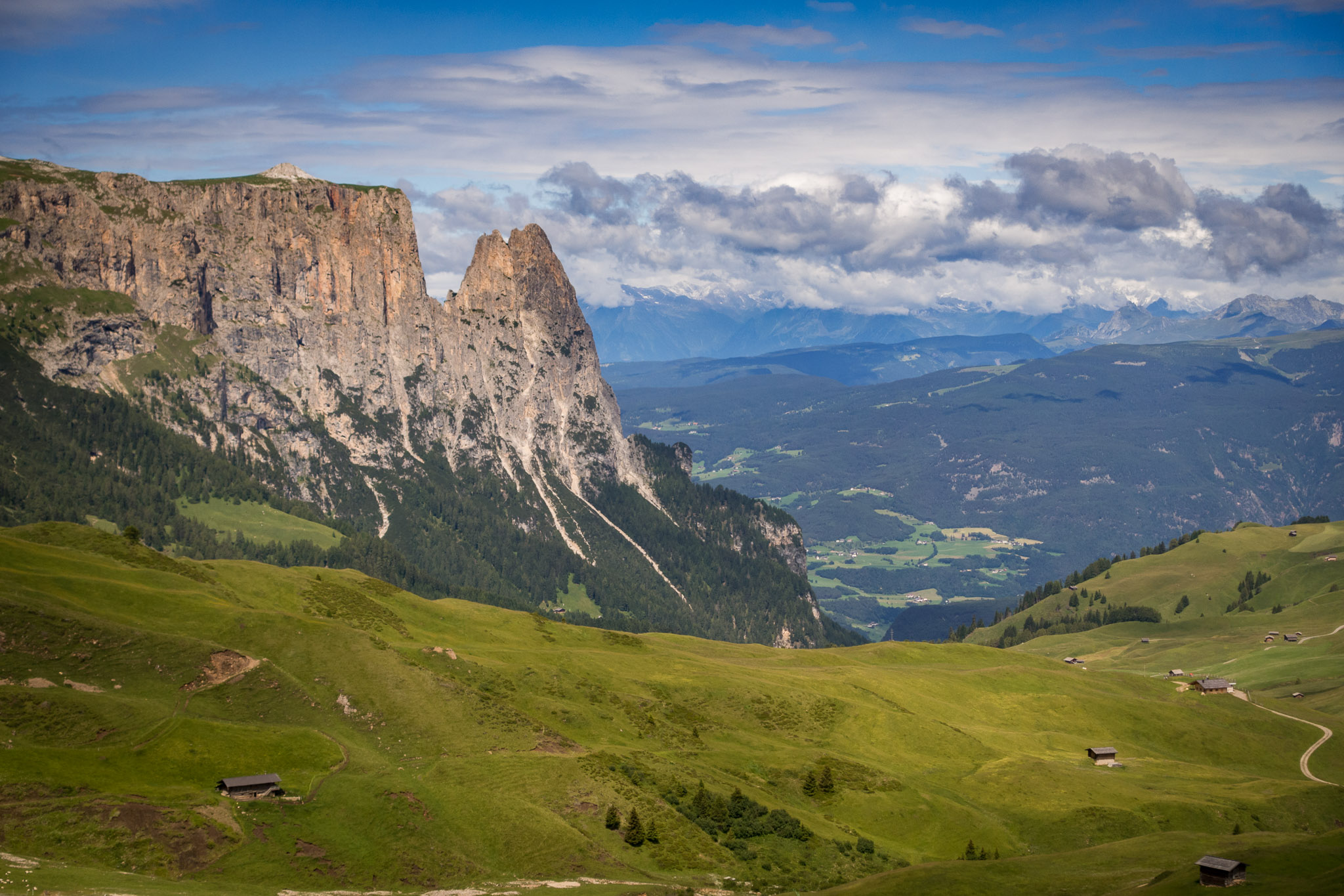 Sciliar Mountain from Rosszahnscharte