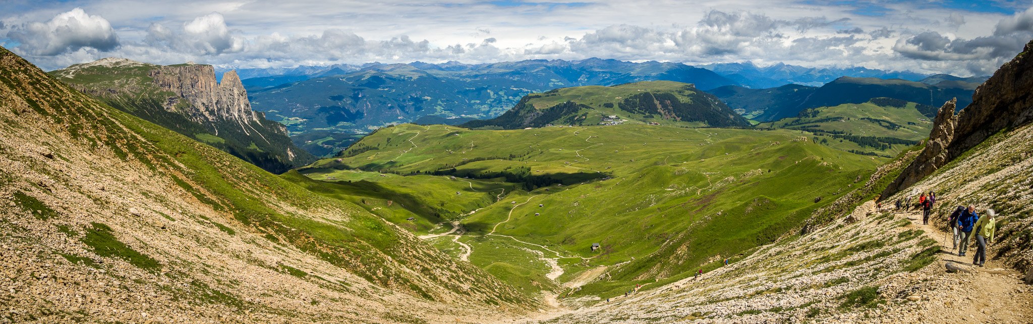 View from trail up to Rosszahnscharte