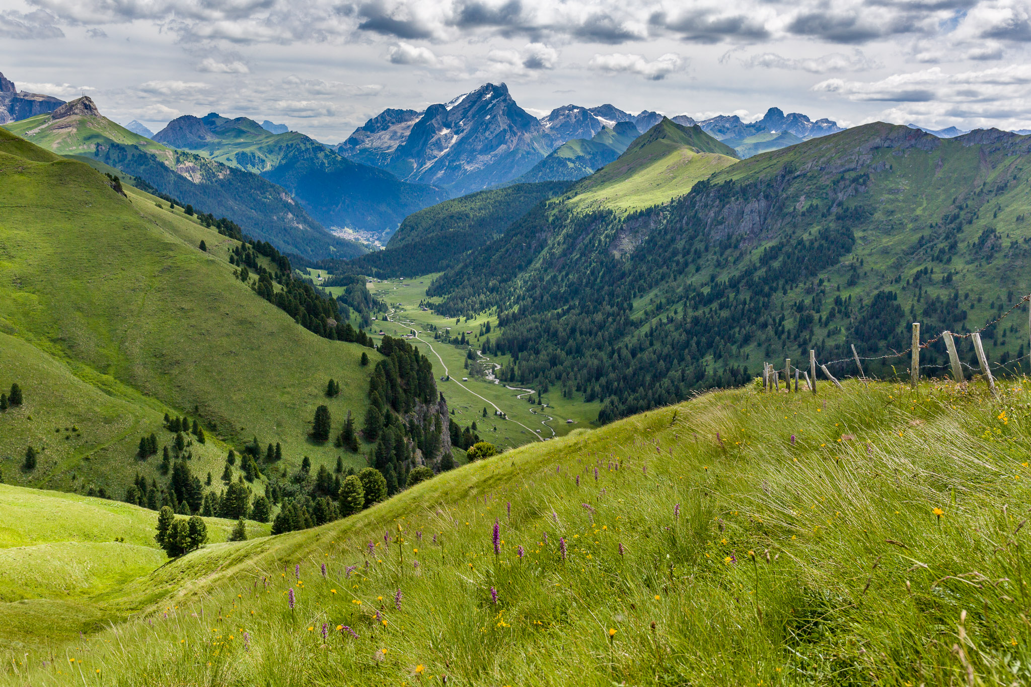Looking west into Val Duron