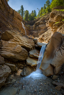 Bletterbach Gorge waterfall
