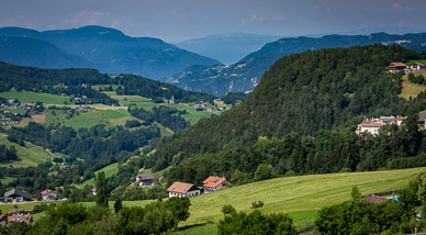 Valley below Kastelruth & Seis