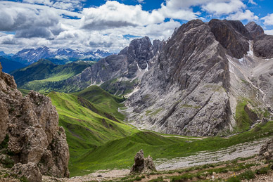 View from other side of Rosszahnscharte