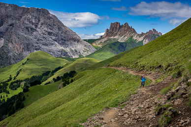 Looking back at Rosszahnscharte