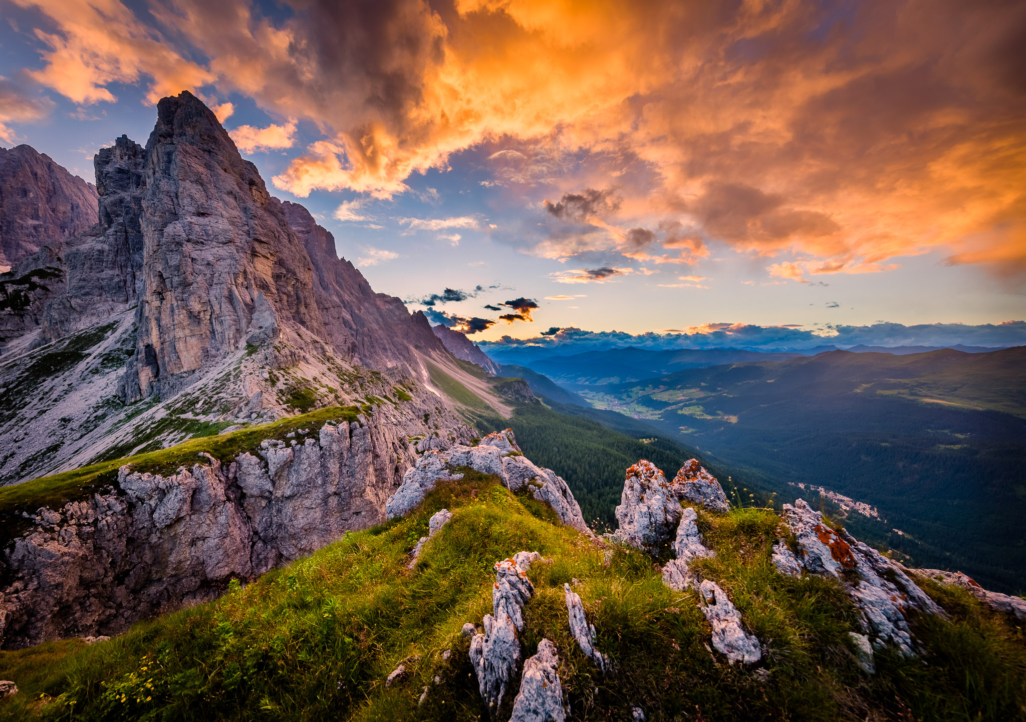 Late light from Popera Crest