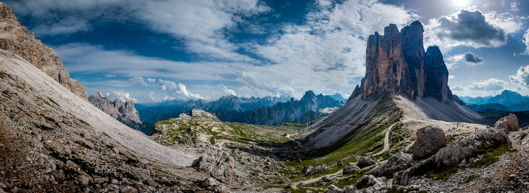 Tre Cime from the north