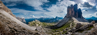 Tre Cime from the north