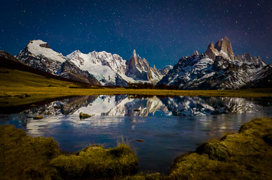 Cerro Torres & Fitz Roy from Loma del Pliegue